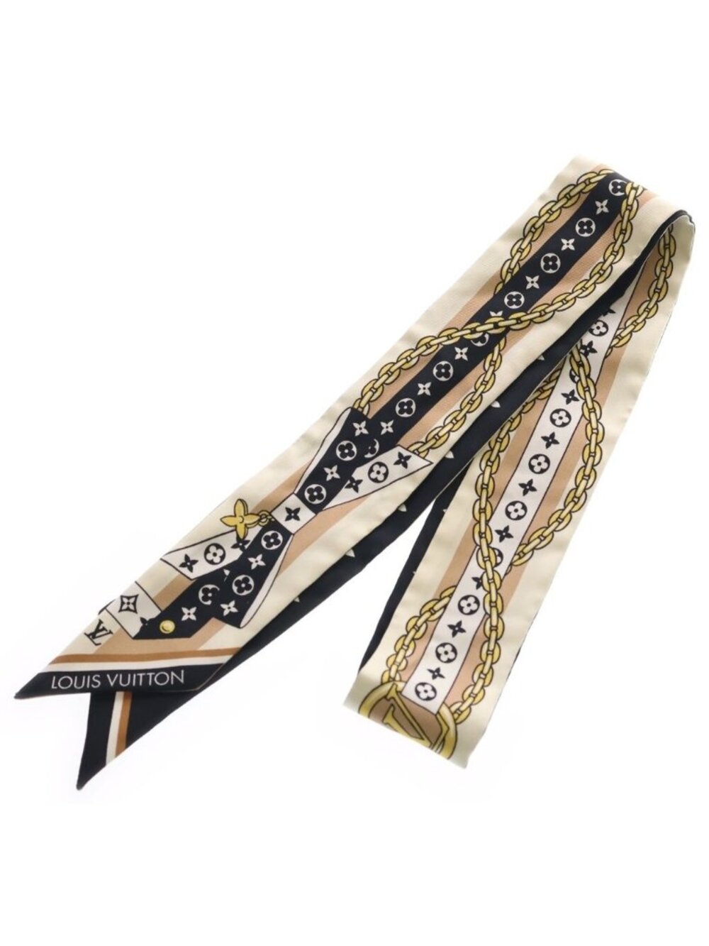 Louis Vuitton Bandeau BB LV Bow Scarf Black